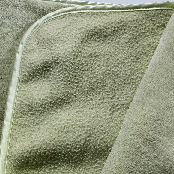 Target Tiddliwinks Baby Blanket Could I Be Any Cuter Green Plush Satin trim - Picture 4 of 6